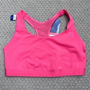 NWT Champion Hot Pink/Coral Racerback Sports Bra